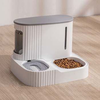 Automatic Cat Feeder and Water Dispenser Dog Bowl Universal Pet Supplies for Food New Cross-Border Product