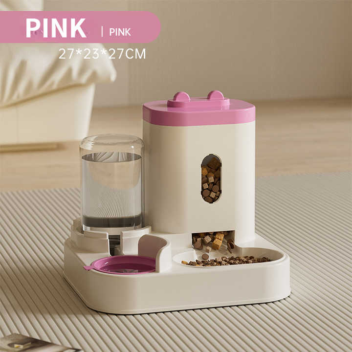 Automatic Cat Feeder and Water Dispenser Dog Bowl Universal Pet Supplies for Food New Cross-Border Product